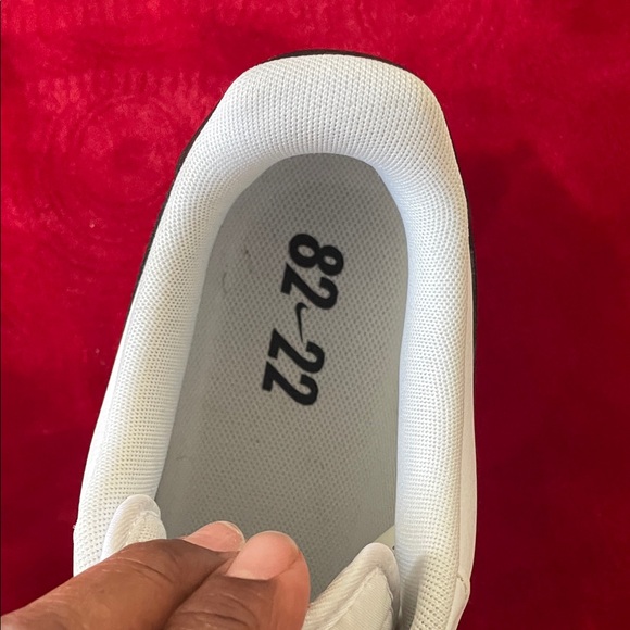 Nike Men's White and Black Air Force 1 Sneakers - Picture 10 of 11